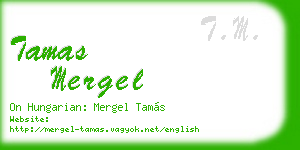 tamas mergel business card